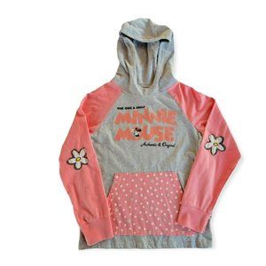 Girls' Disney Parks Minnie Mouse Pullover Hoodie